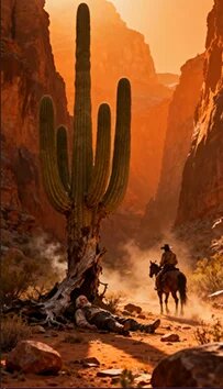 Le désert au coucher du soleil